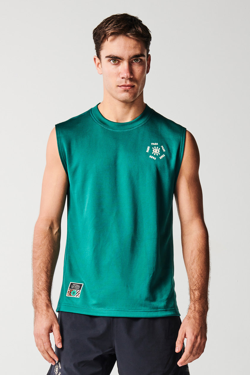 Terra Unisex Football Training Tank - Pacific