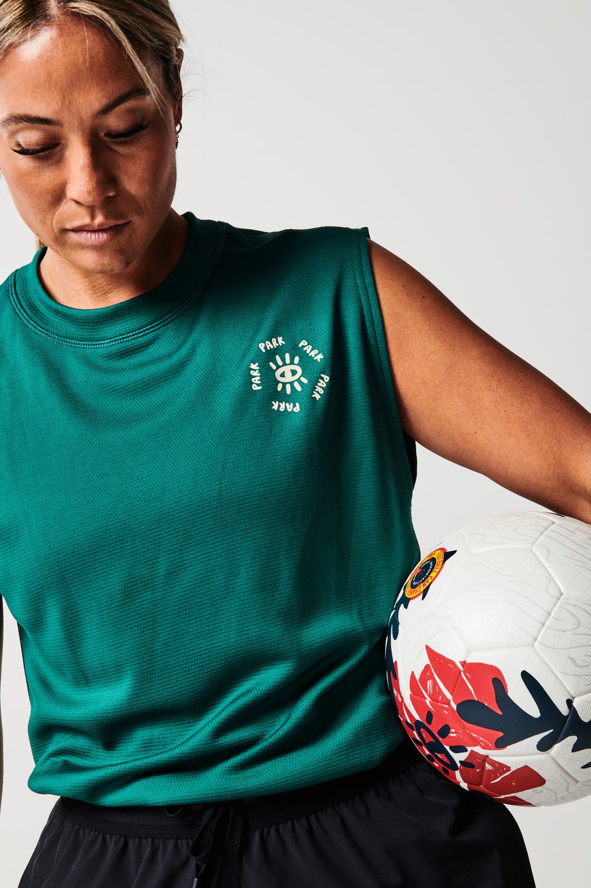 Terra Unisex Football Training Tank - Pacific