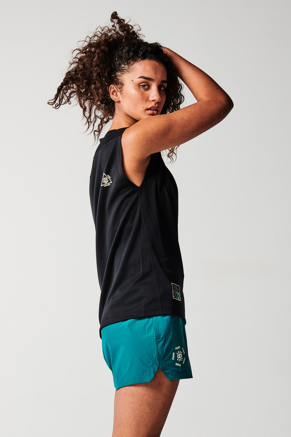 Terra Unisex Football Training Tank - Black
