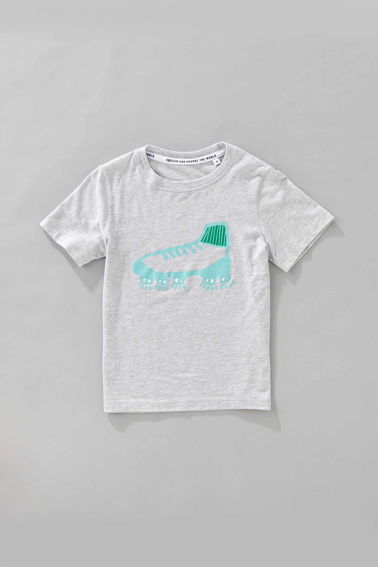 Boot T Shirt - Grey Marle