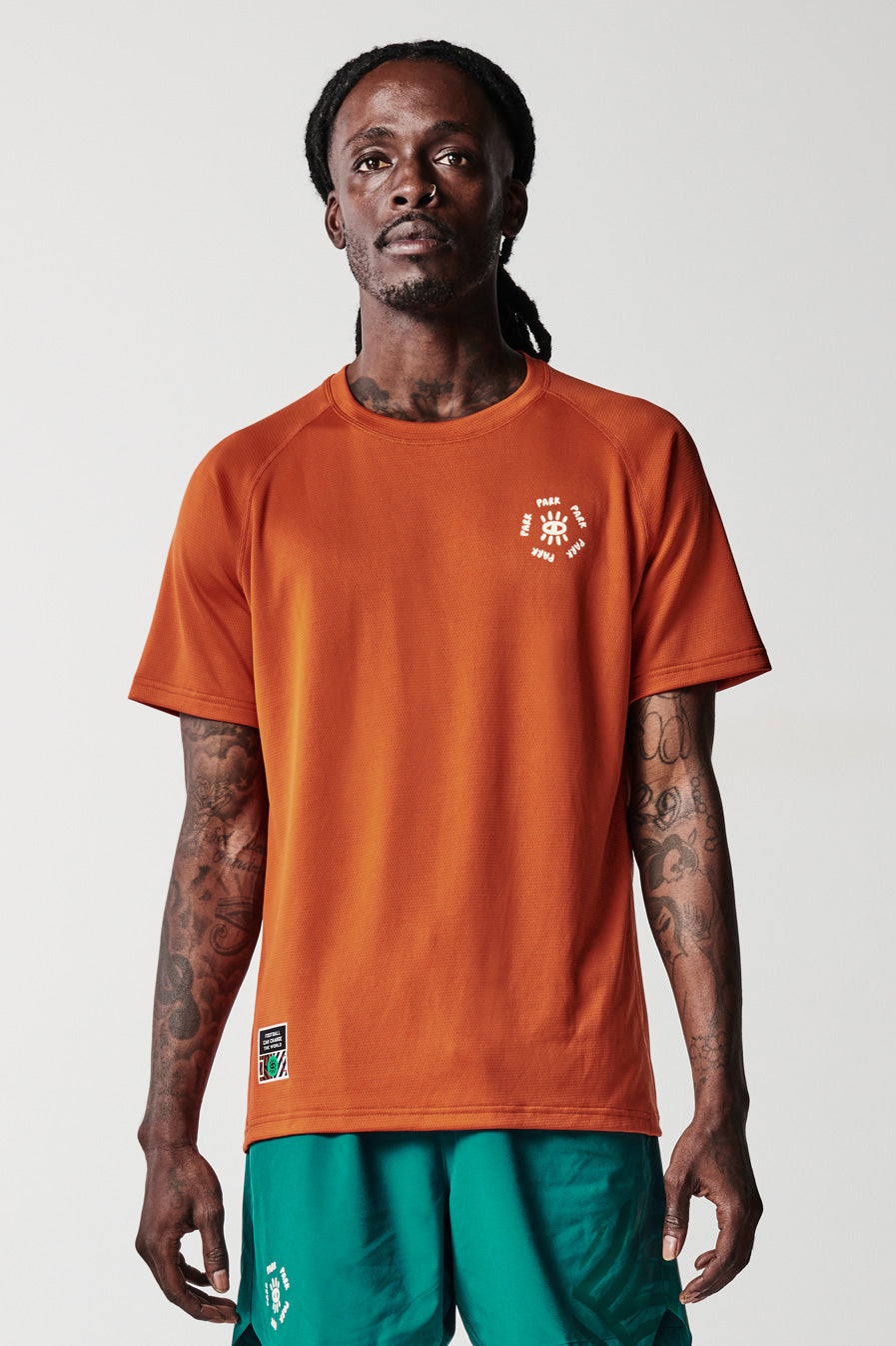Terra Men's Training Tee – Burnt Ochre