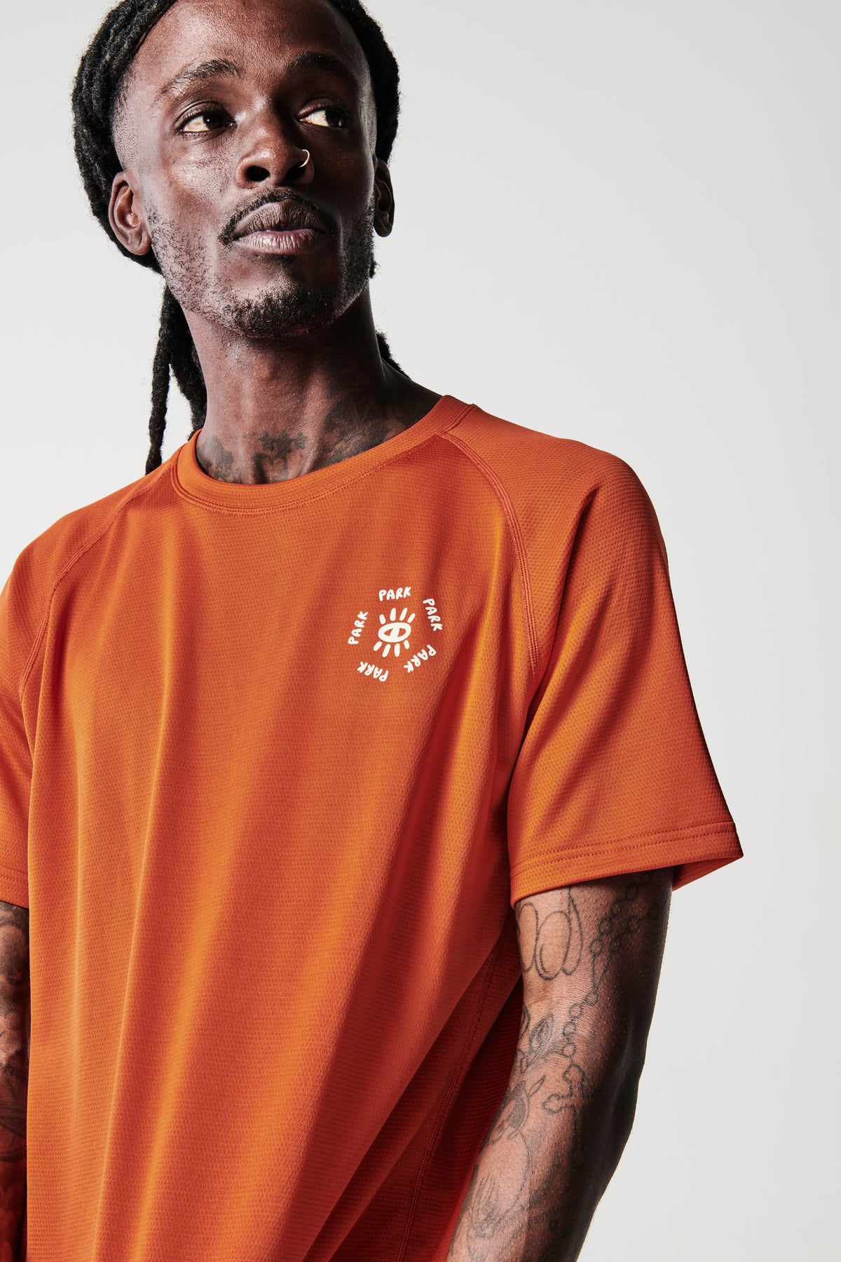 Terra Men's Training Tee – Burnt Ochre