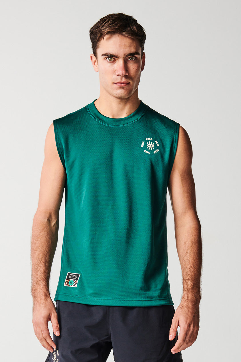 Terra Unisex Football Training Tank - Pacific