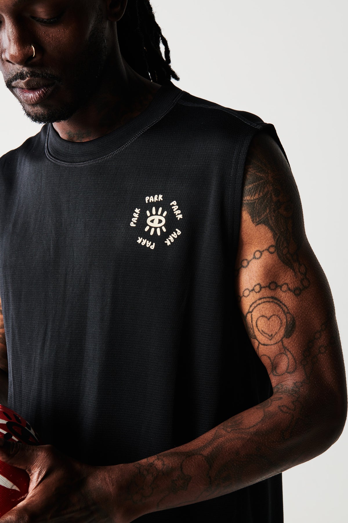 Terra Unisex Football Training Tank - Black