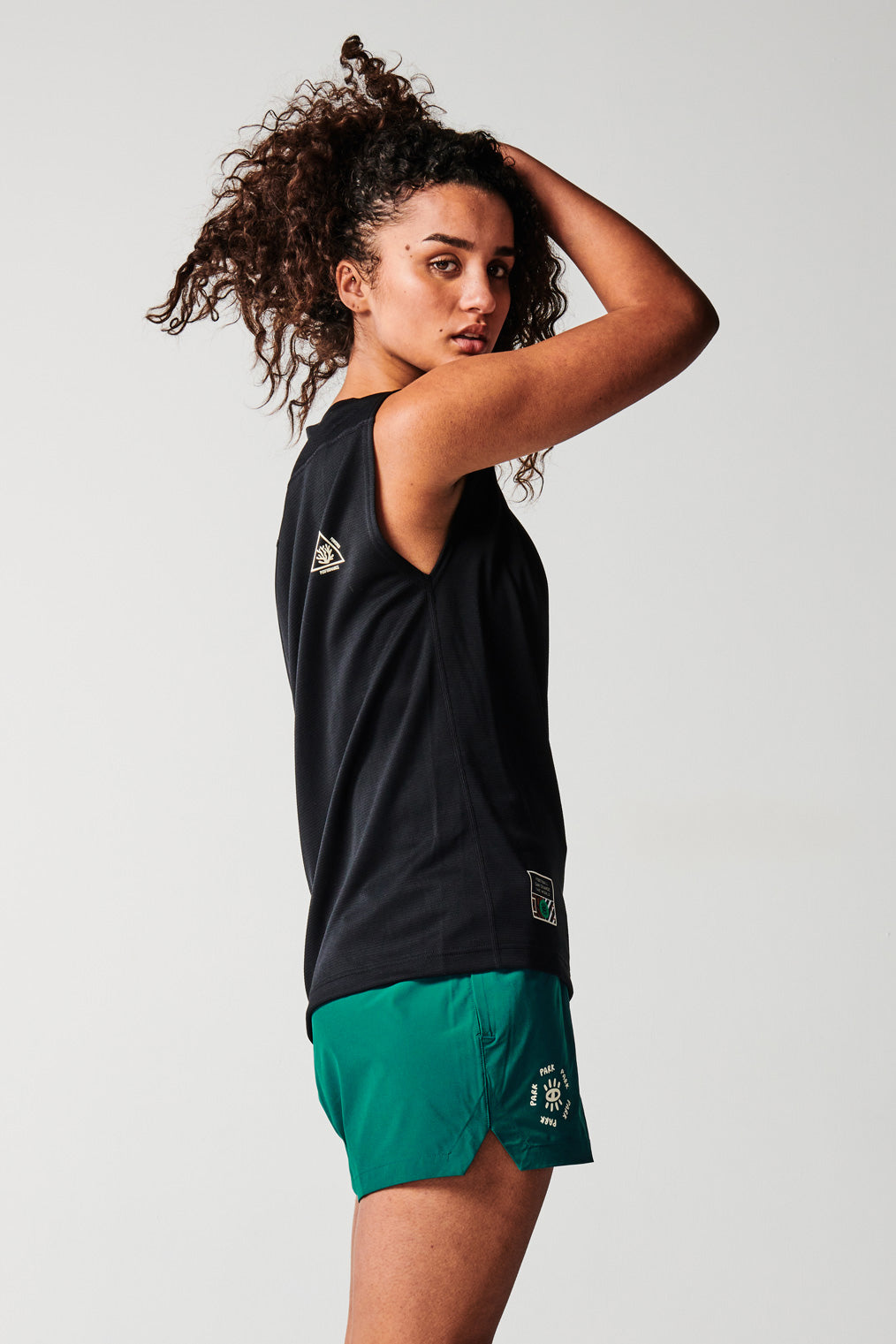 Terra Unisex Football Training Tank - Black