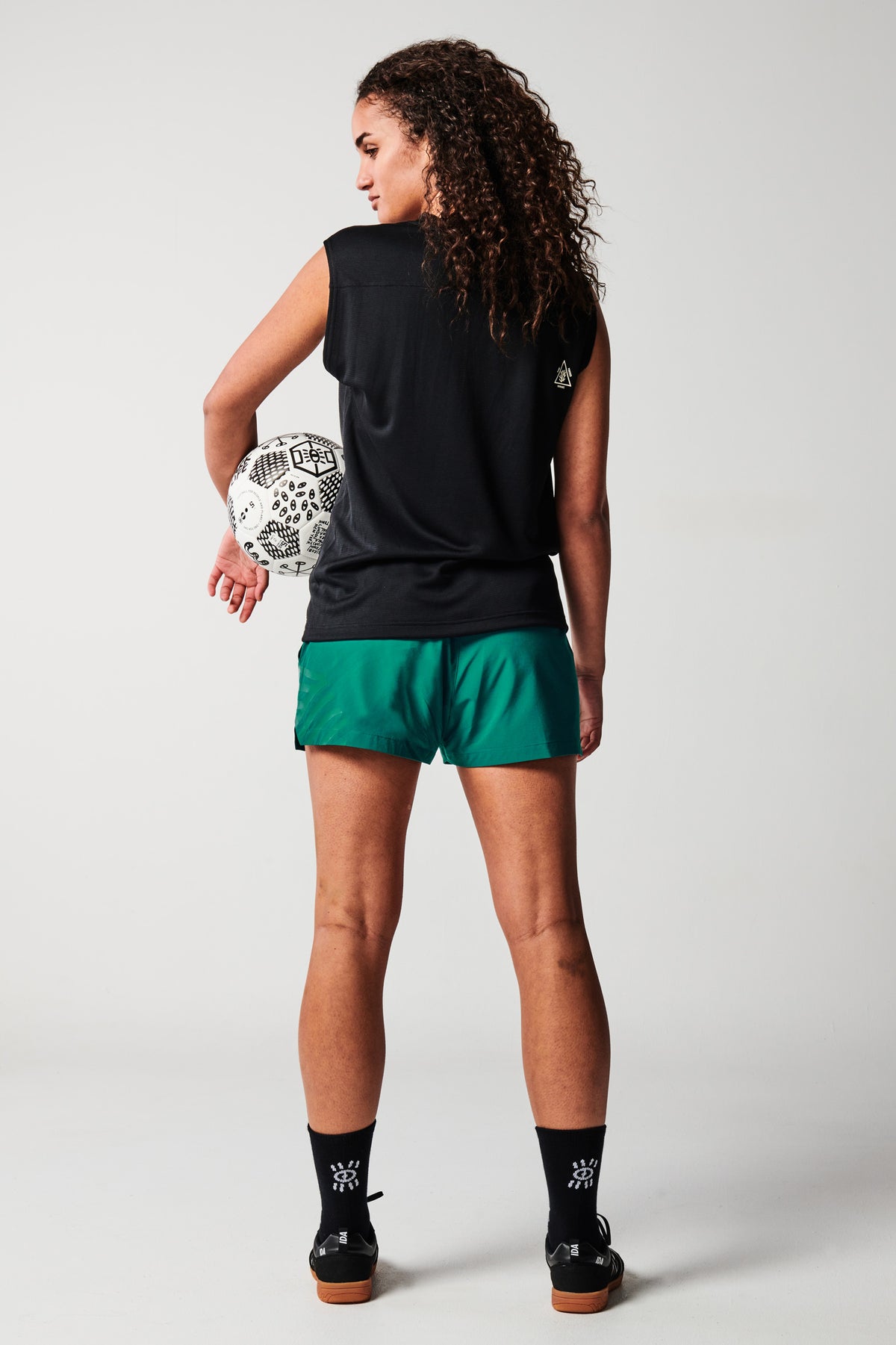 Terra Unisex Football Training Tank - Black