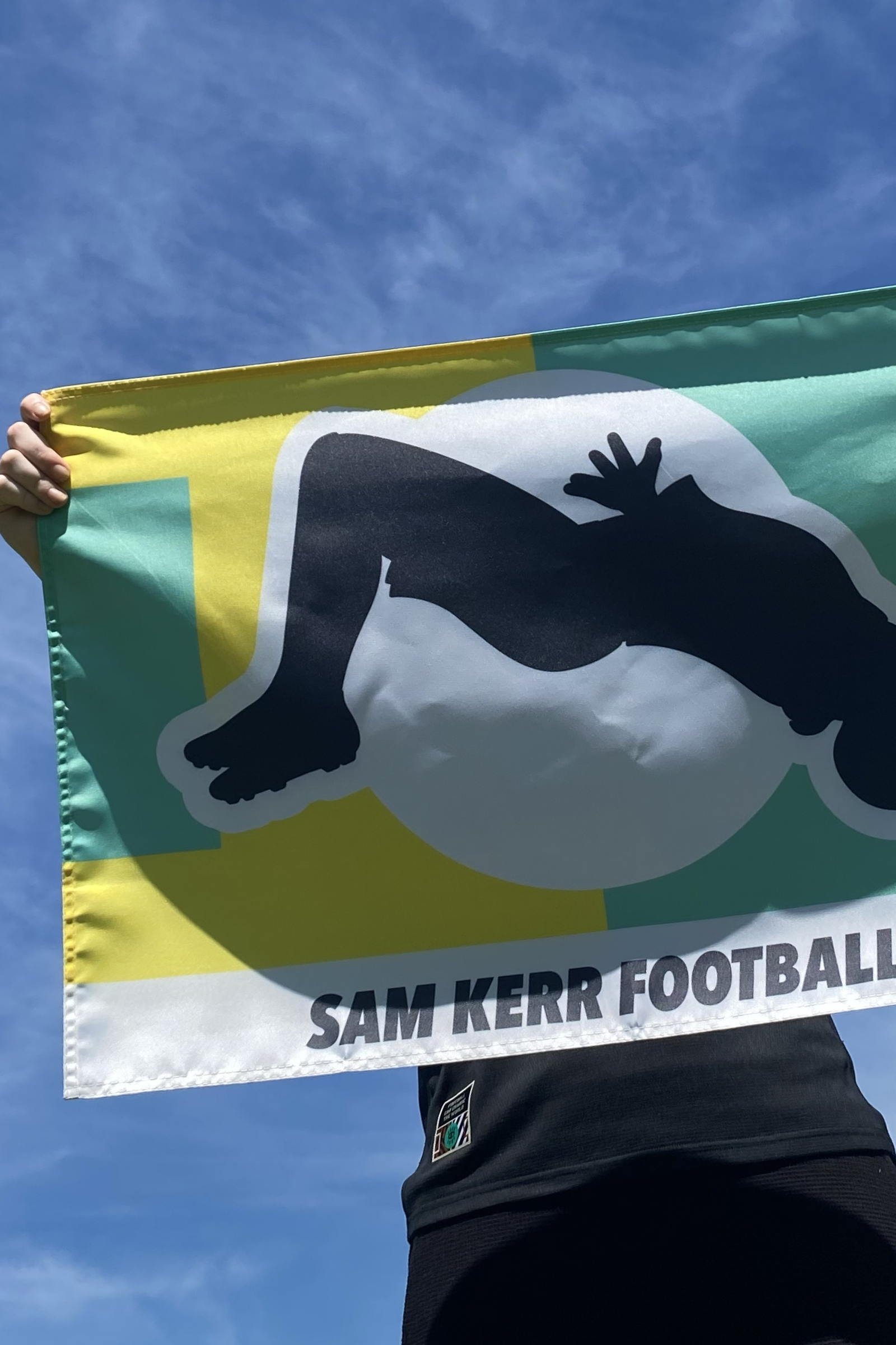 Sam Kerr Football Flag